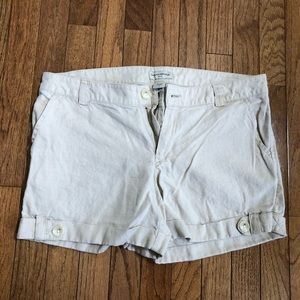 Banana Republic khaki linen shorts